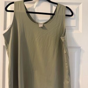 Chico's Olive Green Sleeveless Tank